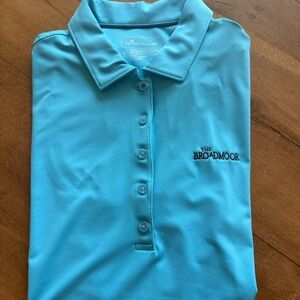 Peter Millar sleeveless golf polo LG Broadmoor logo